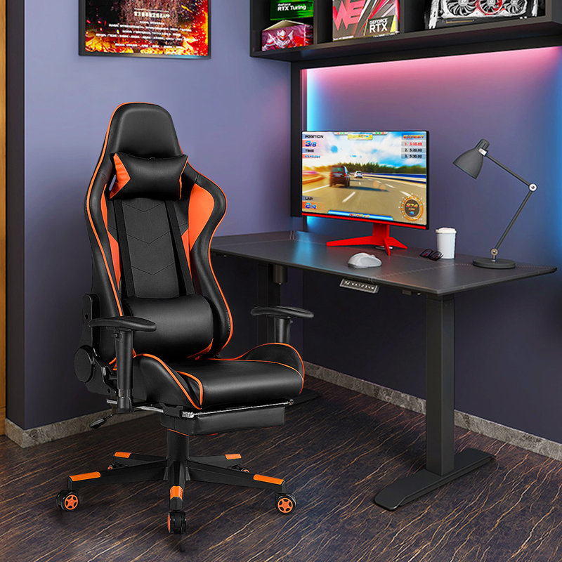 Massage PC et fauteuil de jeu de course