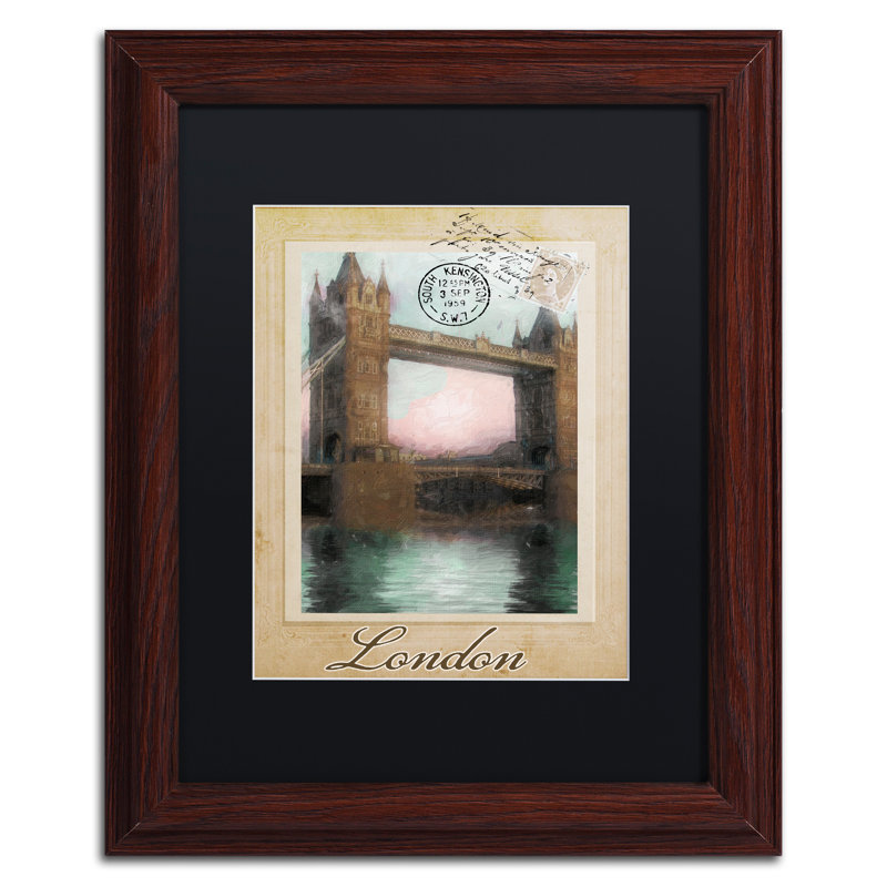 Jadaya «European Holiday III», impression encadrée, H 14 po x l 11 po x P 0,5 po, Noir