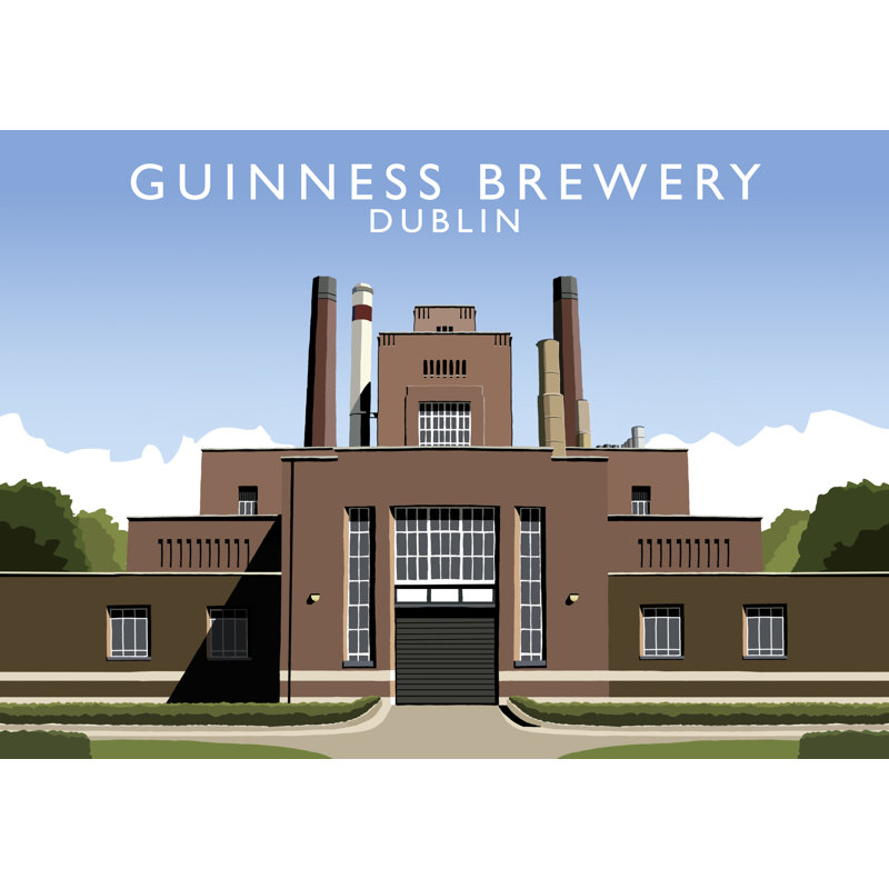 Guinness Brewery 1 by Richard O'Neil - Print, No Frame, 30 cm H x 40 cm W x 1 cm D