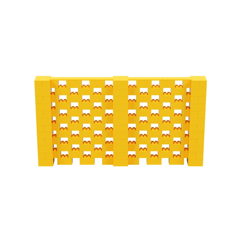 Ensemble mural Everblock, Jaune, H 72 po x l 132 po x P 12 po