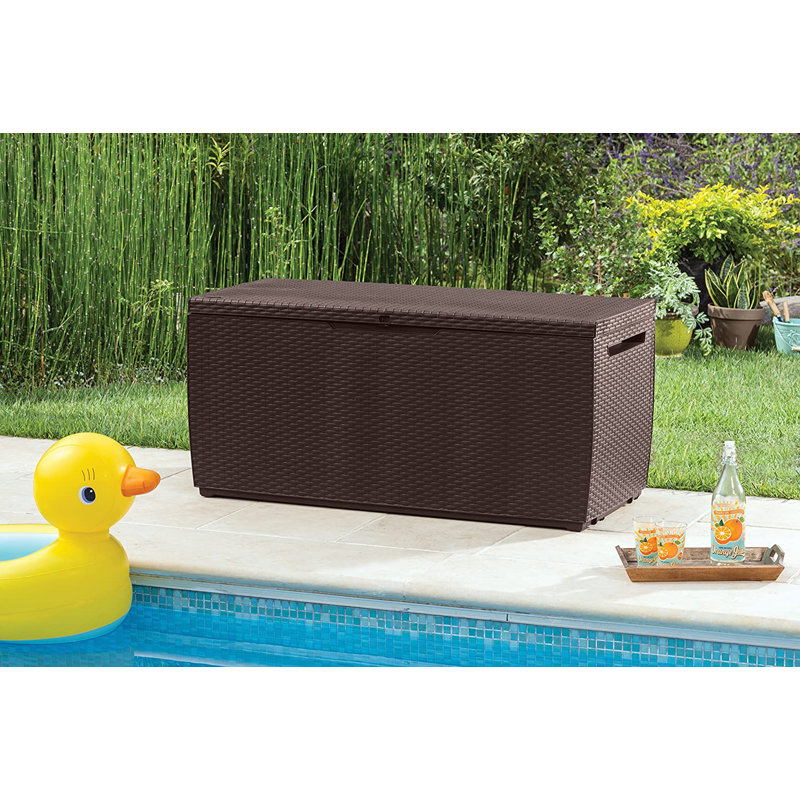 Keter Capri Garden Storage Box, Brown