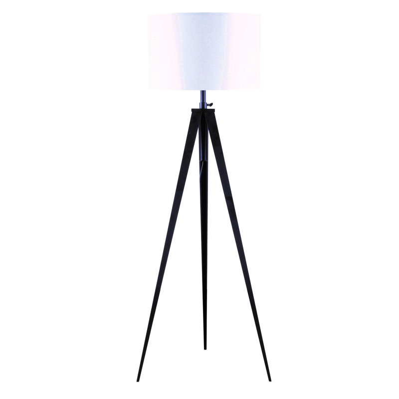 Eunice 73'' Black Tripod Floor Lamp