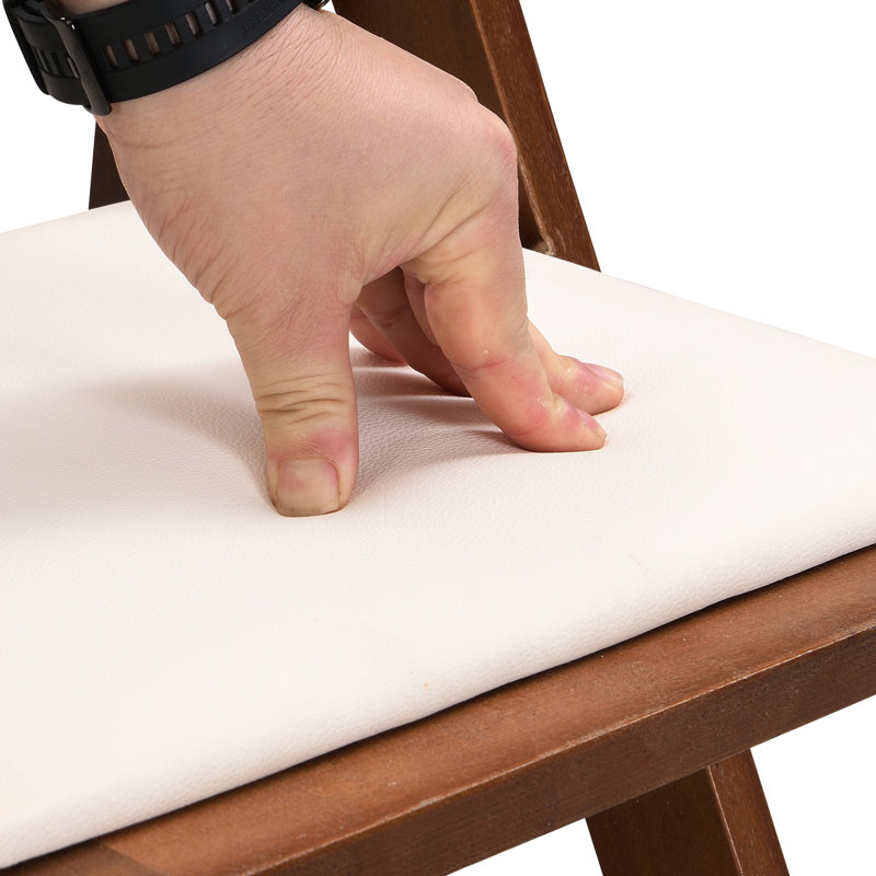 Chaise pliante rembourrée