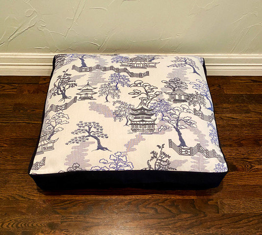Tropical Shadows Sapphire Sunbrella® Fabric