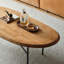 Table basse ovale de salon