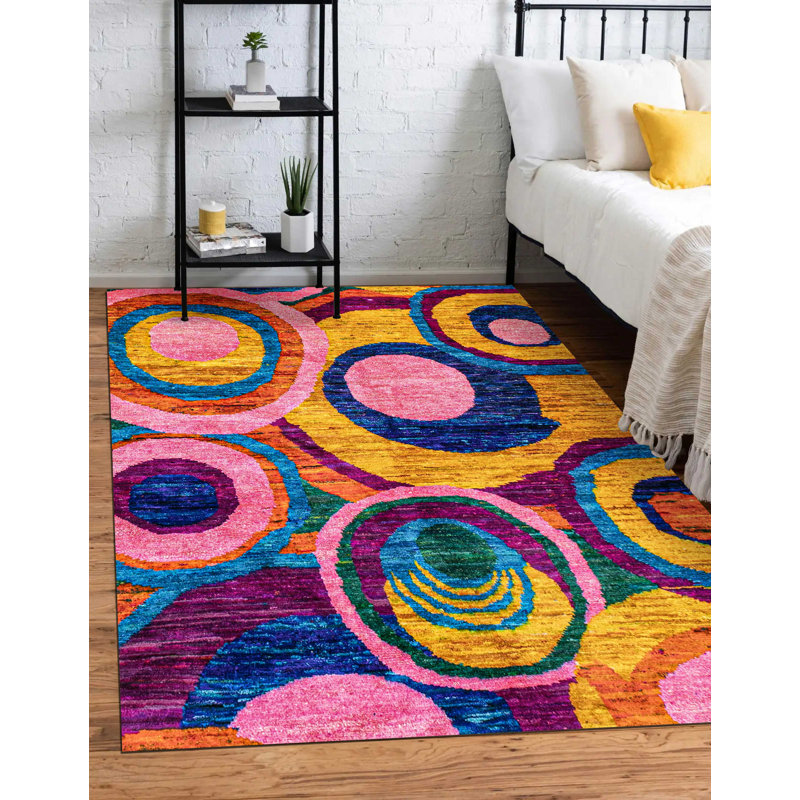 Tapis multicolore Opulence 4 pi 11 po x 7 pi 3 po