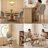 4piece-Upholstered Side Chair king Louis Back Solid Wood Dining Chairs-634067729