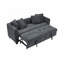 Canapé-lit escamotable 78 po Flannelette-952561492