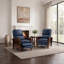 Fauteuil inclinable manuel en cuir véritable-132947629