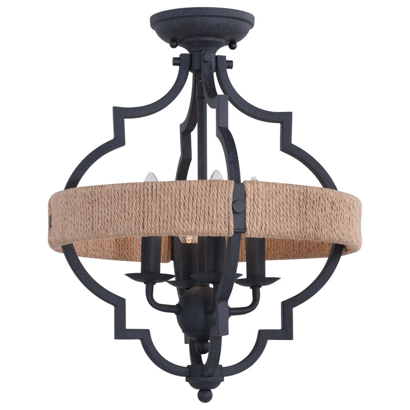 Keeble Semi Flush Mount