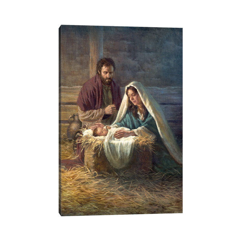 Nativité - Giclée sur toile tendue avec châssis, H 60 po x l 40 po