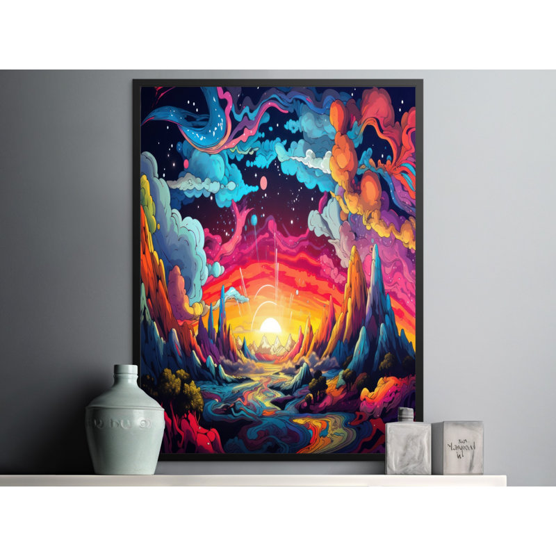 1 Piece Floater Frame Wall Art, 24x36