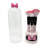 Minnie Mouse Perfectly Pink Bell Jar Gift Set with Black Aluminum Ferrule, Sturdy Base with Cloche