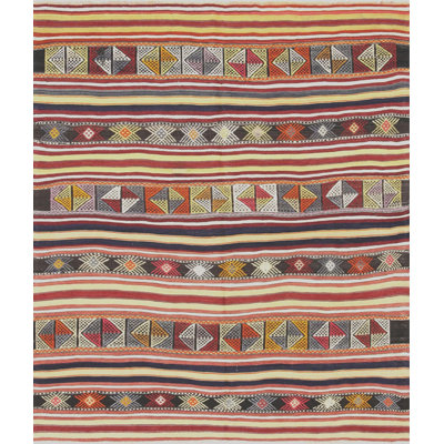 Square One-of-a-Kind 5'7" X 6'6" Area Rug