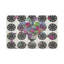 Pistils Metal Bouquet Pebble 17.5" Vinyl Placemat