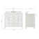 42.25'' Single Bathroom Vanity with Carrara Quartz Top