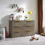 Commode à 6 tiroirs avec poignées dorées Cesiro-361890384-336576970