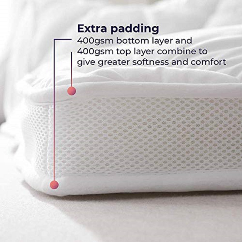 AirComfort Air-Flow Hollowfibre Mattress Topper, Kingsize (5')
