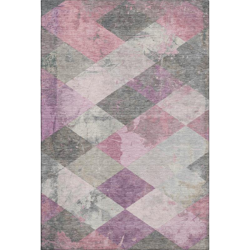 Premium Machine Washable Millbrook AMF1956 Geometric Rug, Rectangle 10' x 14'