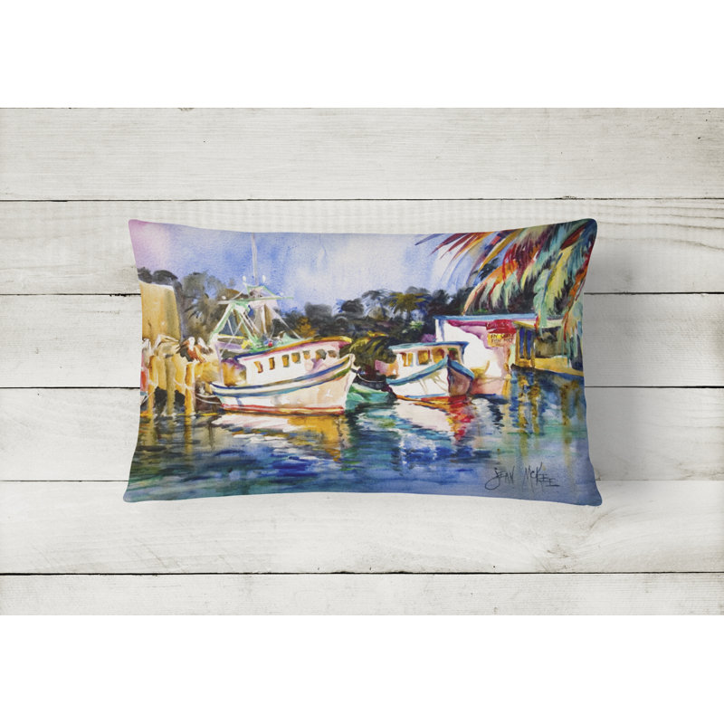 Fly Creek Outdoor Reversible Throw Pillow