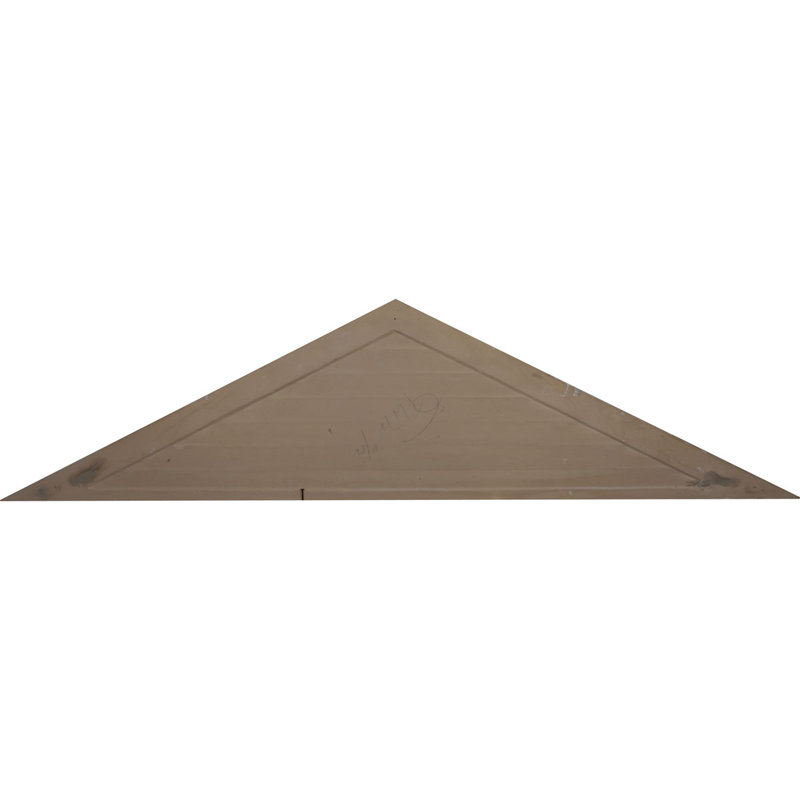 18"H x 72"W x 2 1/8"D Triangle Gable Vent