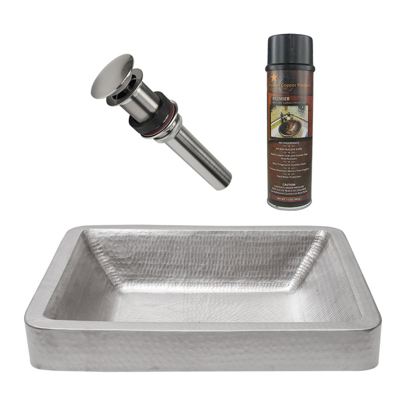 Ensemble de lavabo et de drain pour salle de bain Premier Copper Products BSP5_VREC19SKEN-P