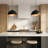Modern Glossy Black Dome Chandelier