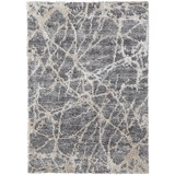 Caide Casual Abstract Polyester Area Rug