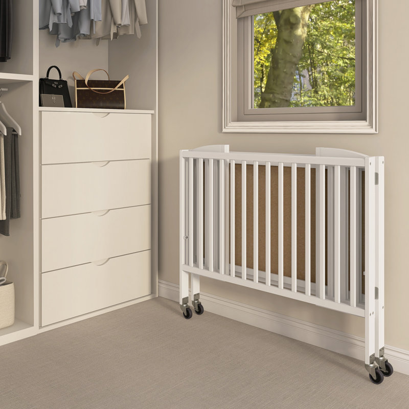 Lit de bébé pliable Dream On Me, Blanc