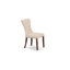 Ensemble de table de salle à manger 9 pièces comprenant une table de cuisine rectangulaire à feuilles de papillon et 8 chaises rembourrées en tissu de lin beige clair, acajou-517723025-517723024-517723031