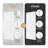 (With Lockset And Hinge Hole) Primed 3-panel Solid Wood Interior Shaker Door-116190726-116989623