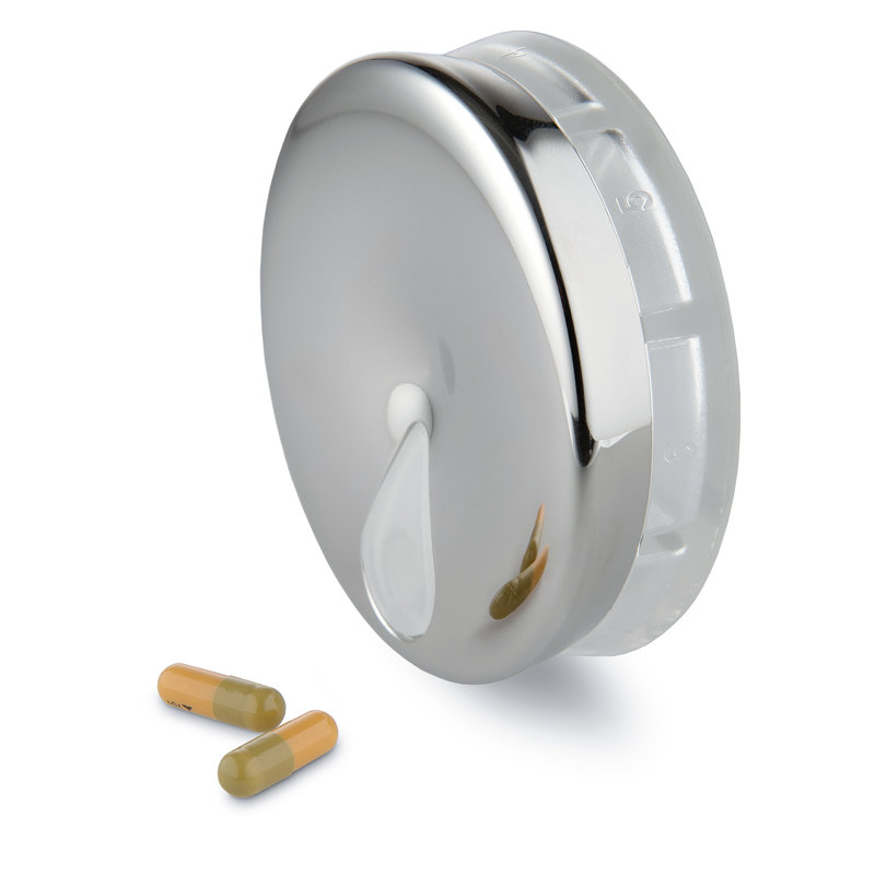 YoYo Pill Box, Silver