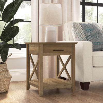 Huckins End Table with Storage
