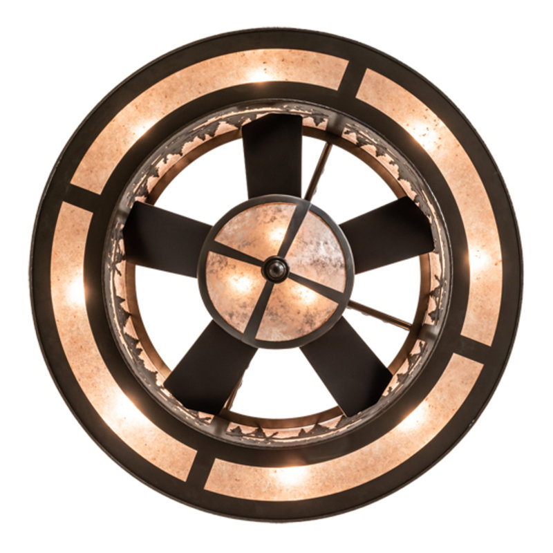 Elk At Dusk Downrod Ceiling Fan