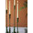  Decorative Forged-Iron Candle Holders Green Patina, Set of 4, 19" H