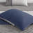 Jenson Blue Color Block Stripe 7-Piece Cal King Comforter Set with Throw Pillows-494467976-494467981