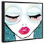 «Fashion and Glam Ready for the Water Neon Lips», impression sur toile-51241260-51241258
