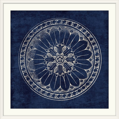 «Rosette I», reproduction d'impression en indigo