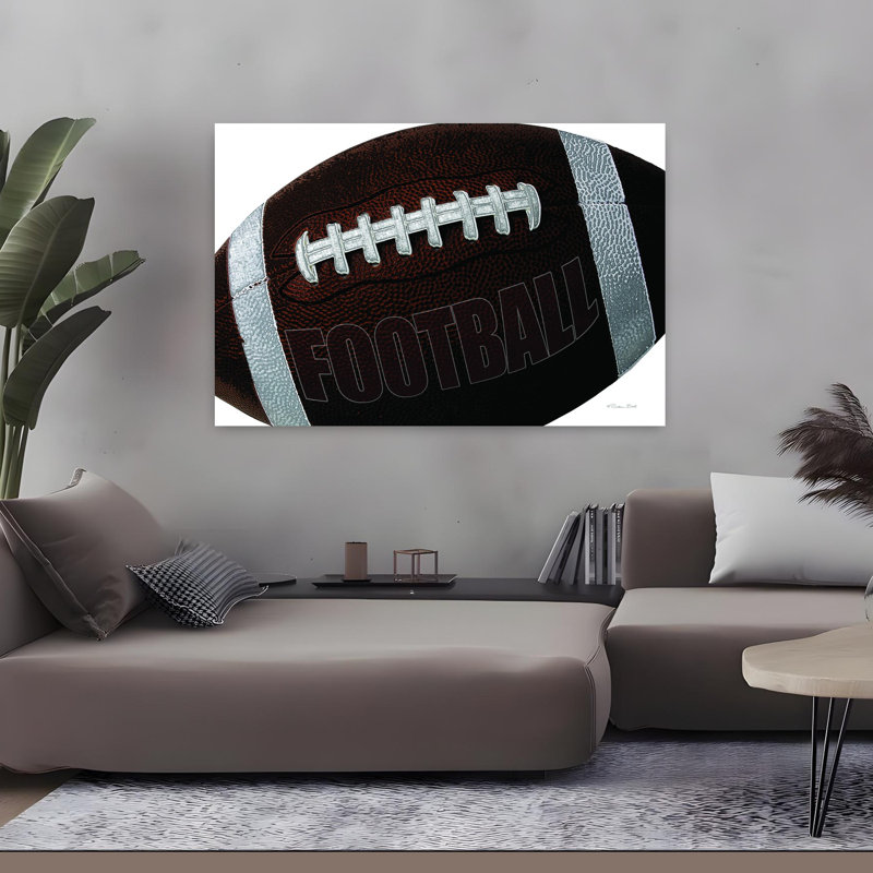 Football, art contemporain, H 32 po x l 48 po