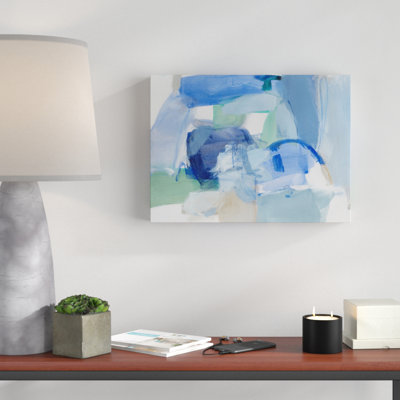 Blue Formation II by Christina Long - Painting Print on Canvas