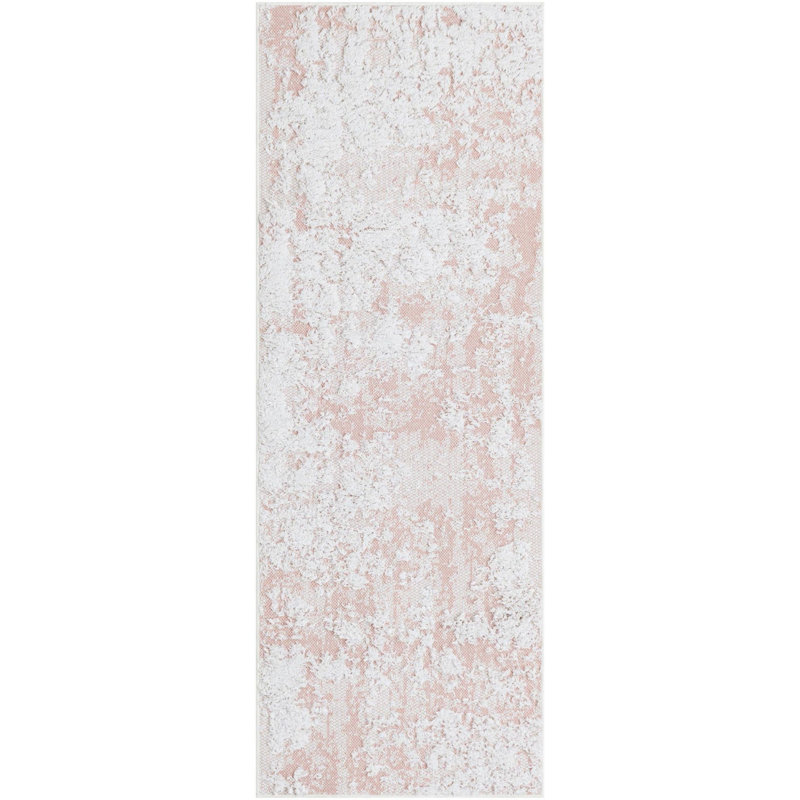 Cotton Abstract Indoor Rug, Runner 2'3" x 6'1"