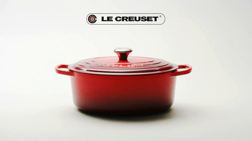 Le Creuset 5qt Signature Oval Dutch Oven - Cerise / Cherry Red