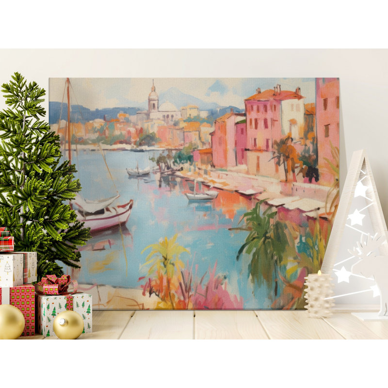 Posada Wrapped Canvas Print Set, 60x20