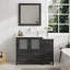  Framed 29.9" Single Bathroom Vanity Set with Mirror-27042771