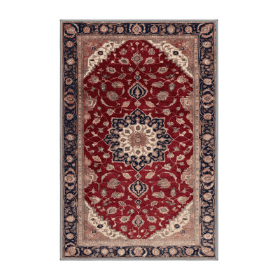 Machine Washable Persian Brown Area Rug