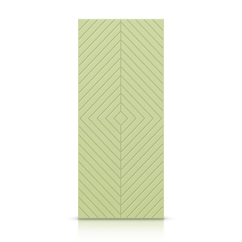 Porte standard lambrissée, 36 po x 80 po, Vert sauge