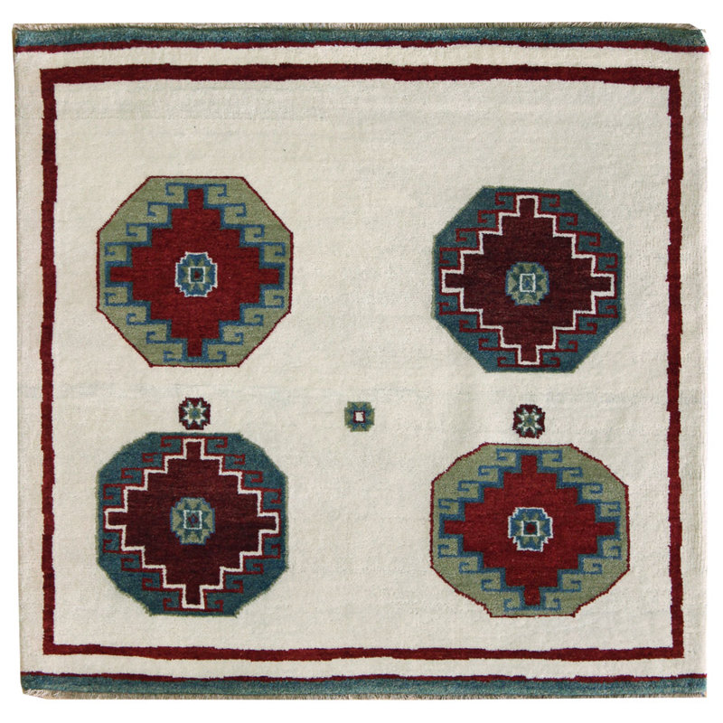 Konya One-of-a-Kind 3'11" X 4'1" Area Rug