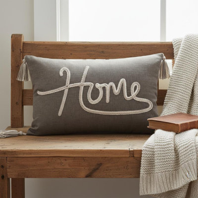 Housse de coussin rectangulaire en polyester Winship