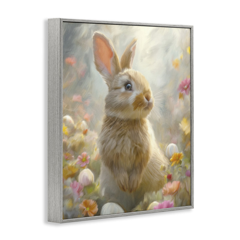 «Bunny Dreams Meadow», estampe numérique, conception de Kim Allen, H 14 po x l 11 po, Estampe numérique Farmhouse