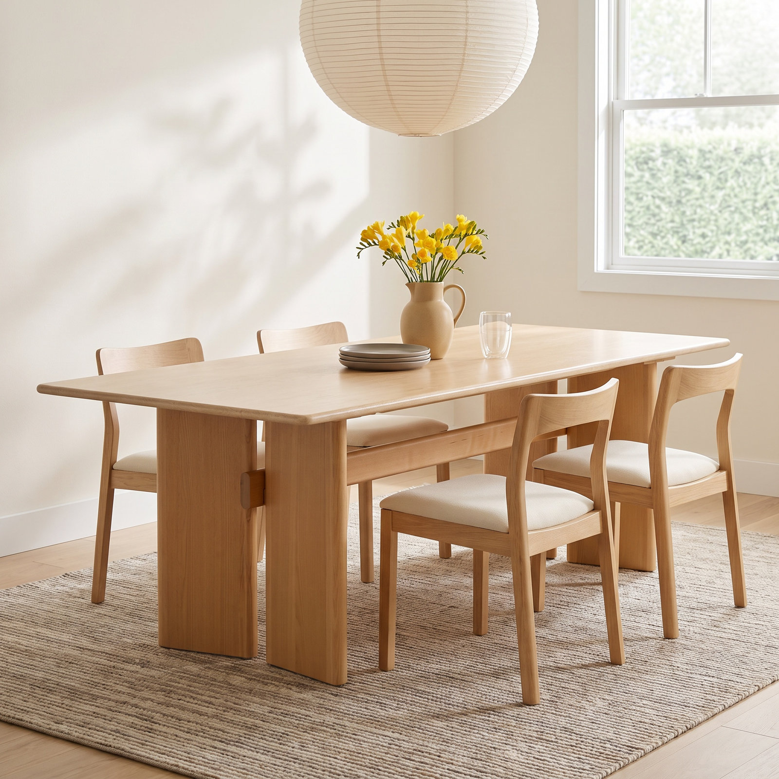 Granita 94" Travertine Dining Table